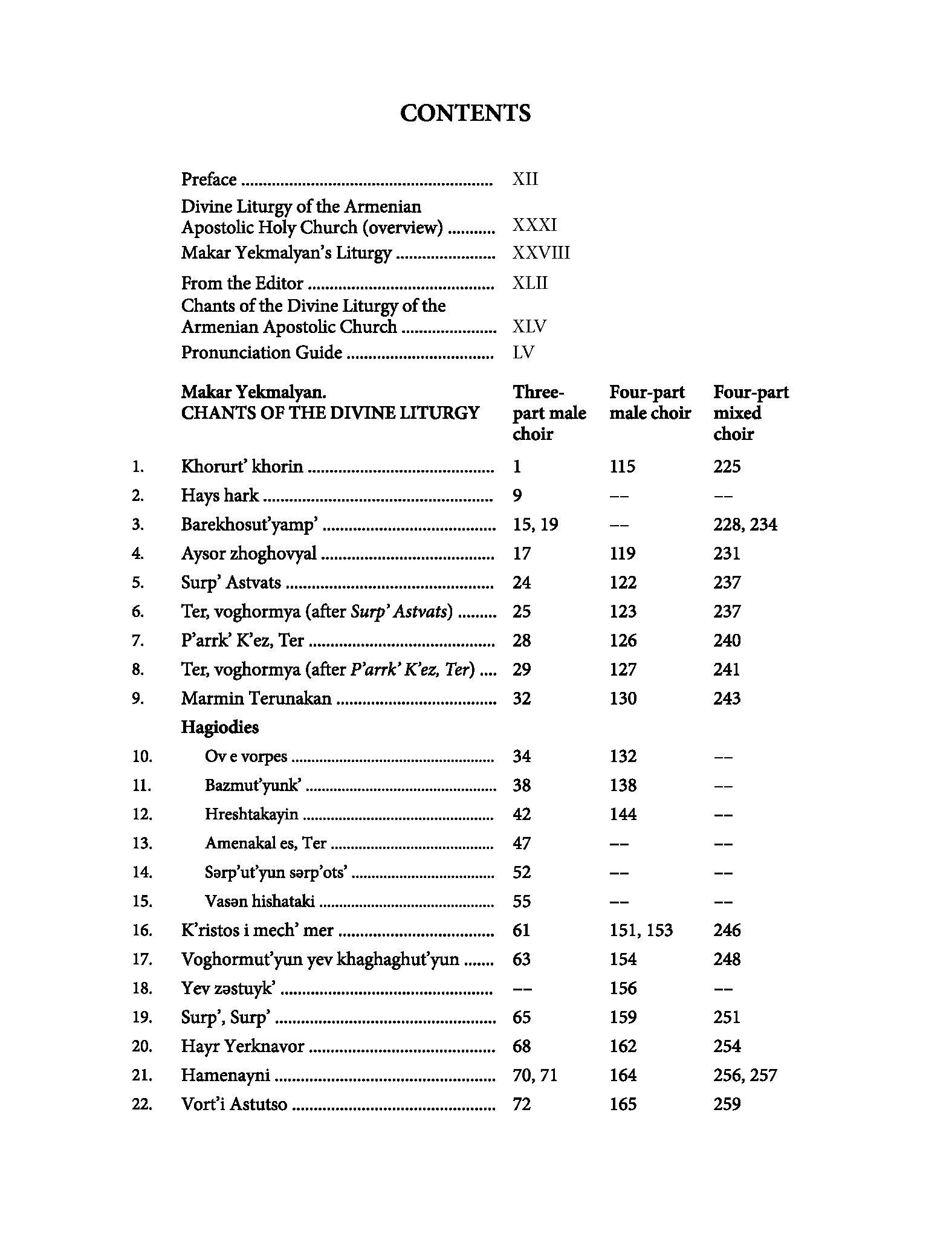 Երգեցողությունք սրբոց պատարագի page 6