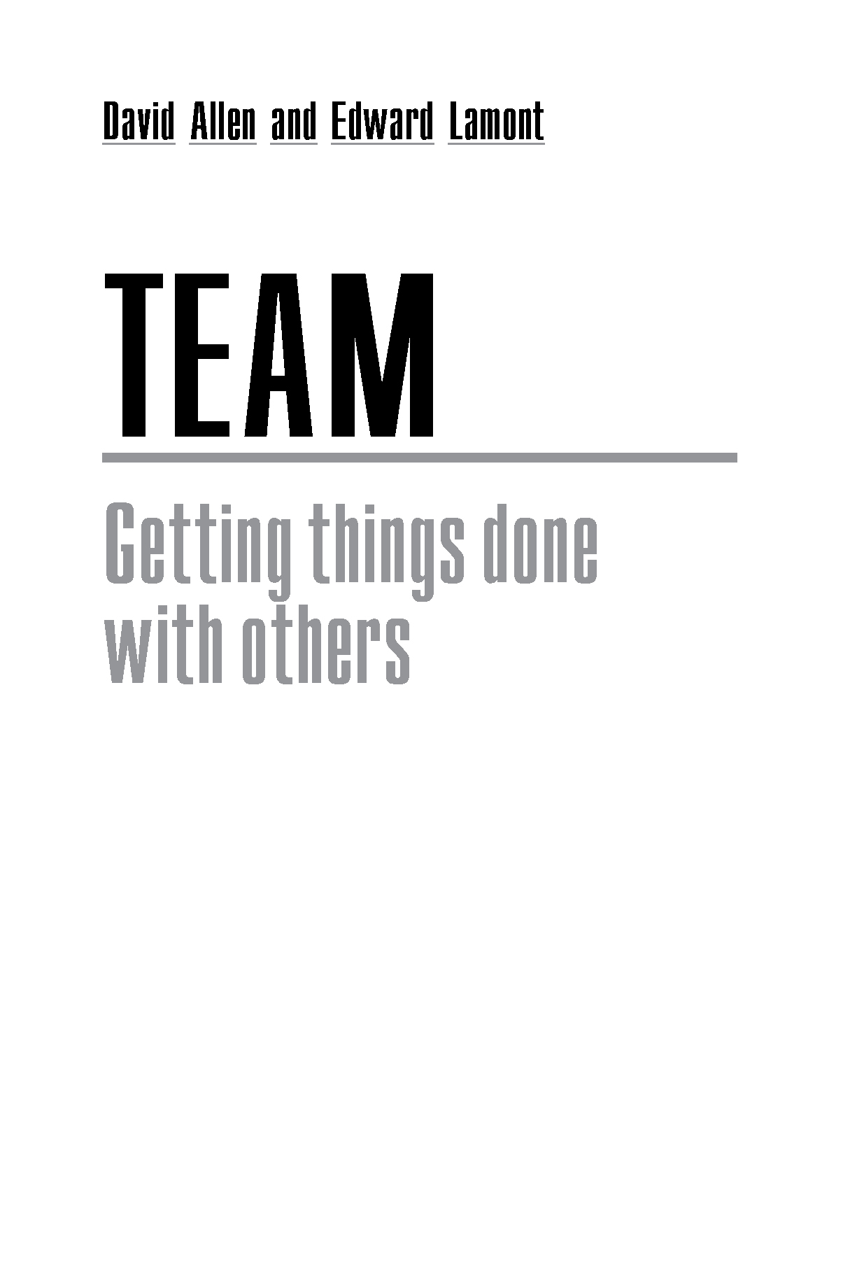 Թիմ. Ինչպես միասին հասցնել բոլոր գործերը page 1