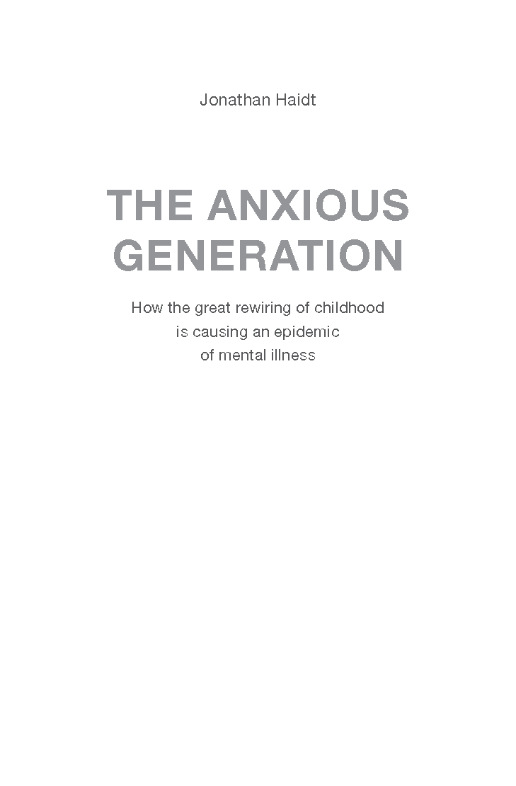 The Anxious Generation page 1